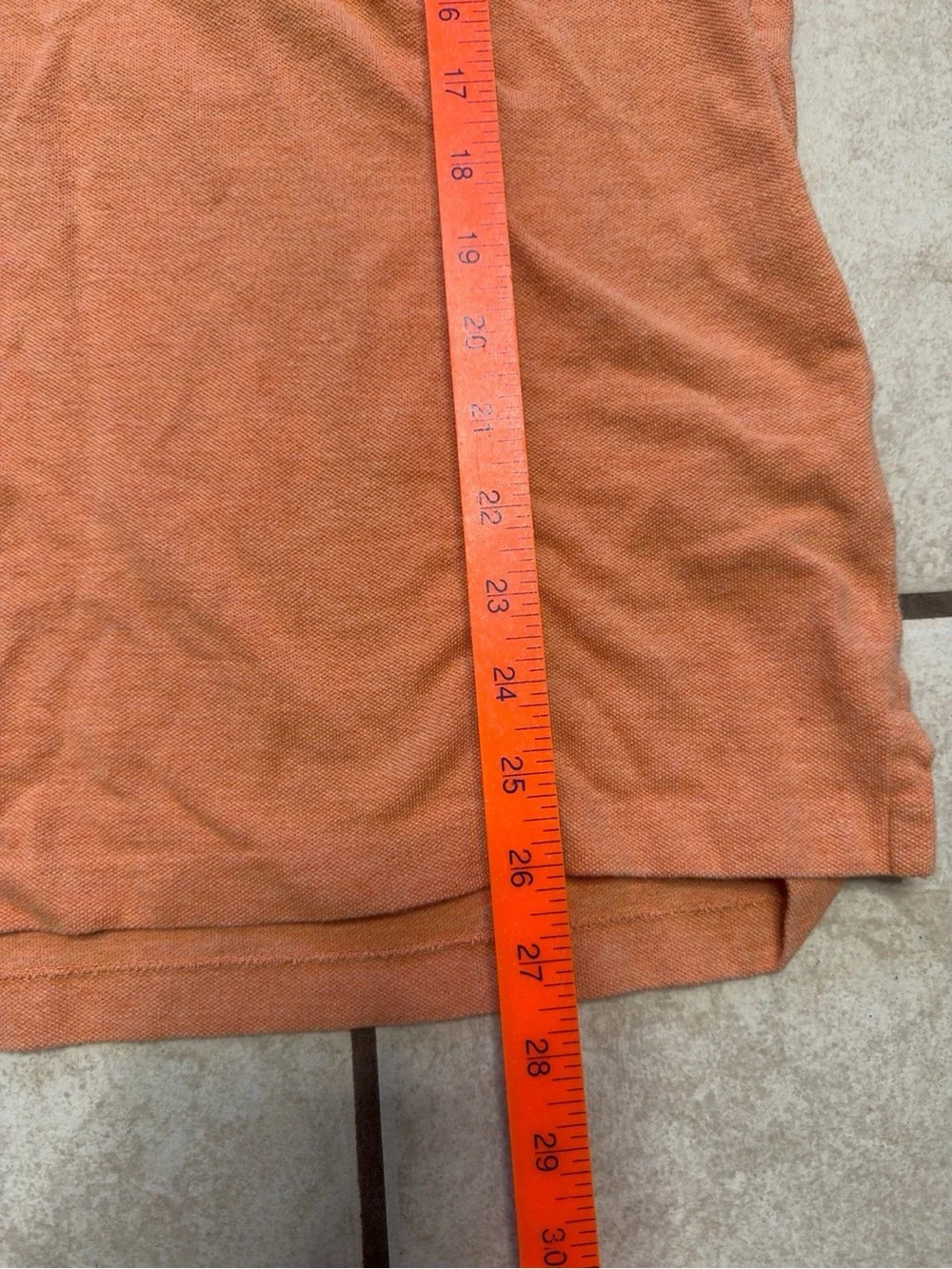 Polo Ralph Lauren Men’s XL Orange Classic Fit Polo Shirt Blue Pony